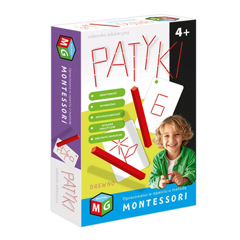 MONTESSORI - ZABAWKA EDUKACYJNA PATYKI